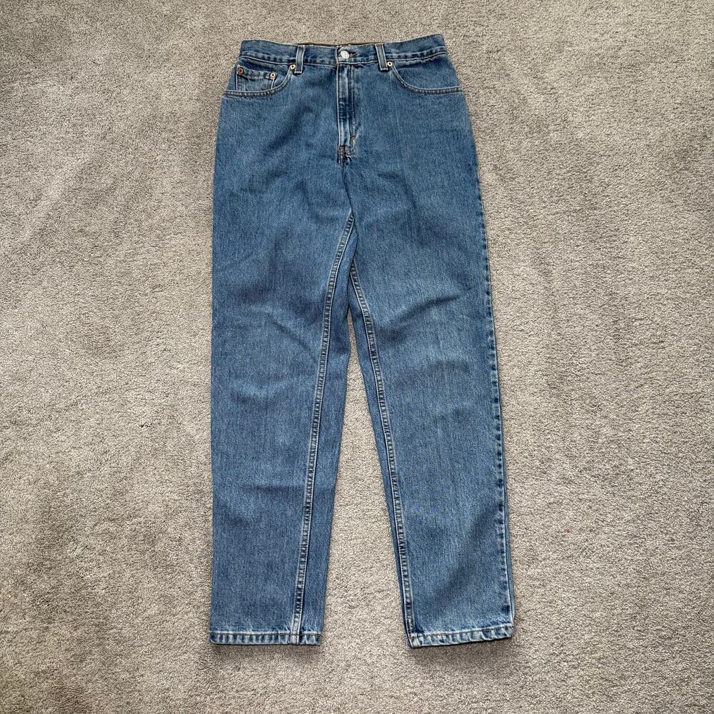 VTG Levi's 550 Jeans Womens 9 (29x31) Medium Faded Relaxed Fit Tapered Leg